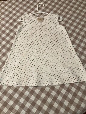 The Beaufort Bonnet Company White Dress with Red and Green Floral Print